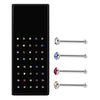Wholesale Stainless Steel Geometric Ltype Nose Ring Set With Diamonds Puncture Jewelry Unisex