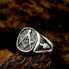 Wholesale Stainless Steel Geometric Men's Ring With Polishing