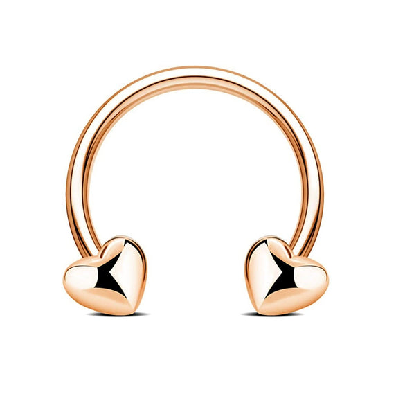 Wholesale Stainless Steel Geometric Minimalist Electroplated Cring Puncture Nasal Ring And Ear Bone Nail