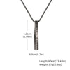 Wholesale Stainless Steel Geometric Mobius Pearl Chain Necklace With Electroplating Treatment