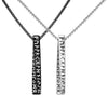 Wholesale Stainless Steel Geometric Mobius Pearl Chain Necklace With Electroplating Treatment