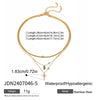 Wholesale Stainless Steel Geometric Multi Layer Clavicle Necklace With Electroplating Titanium Steel Jewelry For Women