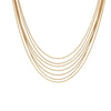 Wholesale Stainless Steel Geometric Multi Layered Clavicle Chain Jewelry With Electroplating Light Luxury Style For Women