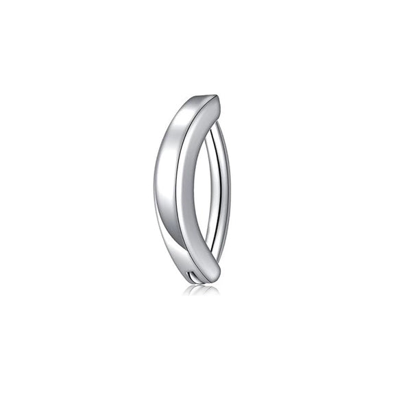 Wholesale Stainless Steel Geometric Navel Ring With Butterfly Zircon And Electroplating Treatment
