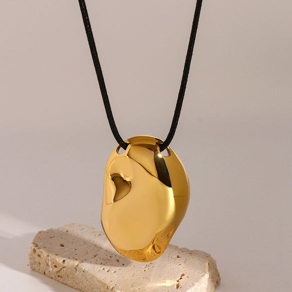 Wholesale Stainless Steel Geometric Necklace Accessories With Electroplating For Women High Sense Clavicle Chain