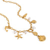 Wholesale Stainless Steel Geometric Necklace For Women Electroplated Light Luxury Niche Style