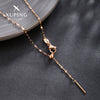 Wholesale Stainless Steel Geometric O Chain Minimalist Women's Necklace With Electroplating
