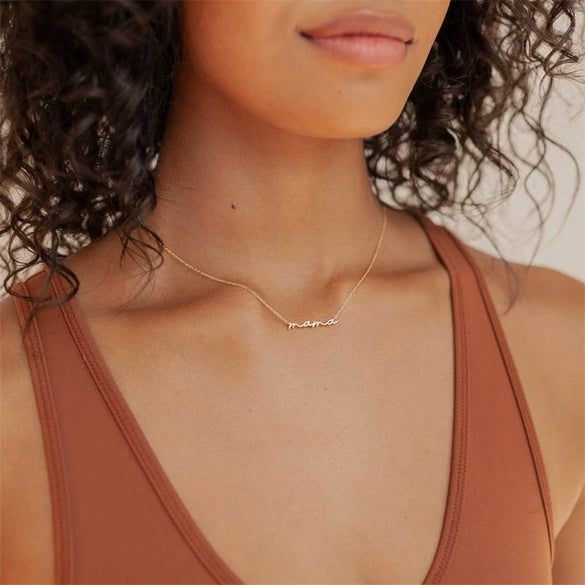 Wholesale Stainless Steel Geometric Ochain Necklace With Mixed Gem Inlay Pendant And Electroplating Treatment