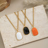 Wholesale Stainless Steel Geometric Oil Drop Bohemian Dopamine Jewelry Accessories For Women With Electroplating Design