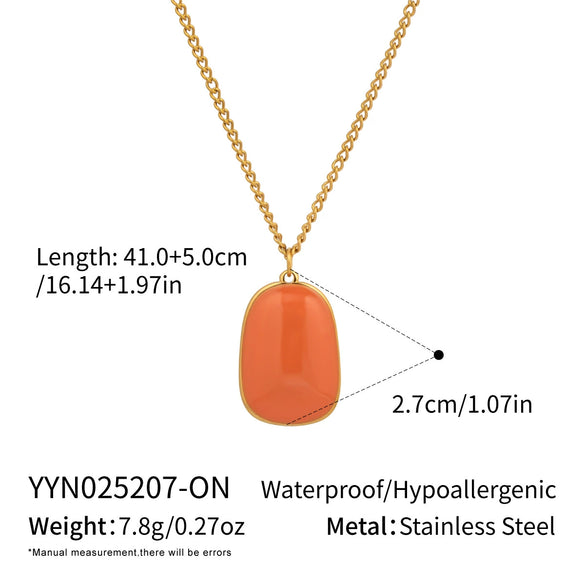 Wholesale Stainless Steel Geometric Oil Drop Bohemian Dopamine Jewelry Accessories For Women With Electroplating Design