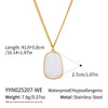 Wholesale Stainless Steel Geometric Oil Drop Bohemian Dopamine Jewelry Accessories For Women With Electroplating Design