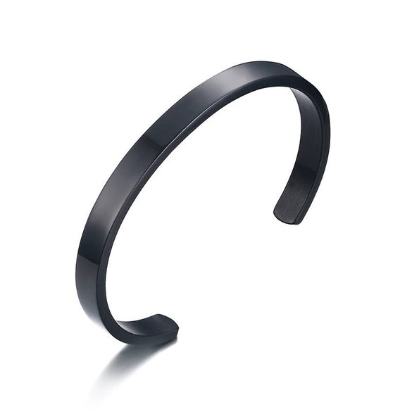 Wholesale Stainless Steel Geometric Open Bangle Jewelry For Men And Women