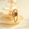 Wholesale Stainless Steel Geometric Open Ring Electroplated Jewelry In Light Luxury Style For Women