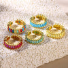 Wholesale Stainless Steel Geometric Open Ring Jewelry Electroplated Light Luxury Niche Unisex
