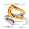Wholesale Stainless Steel Geometric Open Ring Women's Jewelry With Electroplating