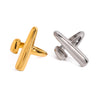 Wholesale Stainless Steel Geometric Opening Ring With Electroplating For Women High Grade Sense Exaggerated Hand Jewelry