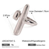 Wholesale Stainless Steel Geometric Opening Ring With Electroplating French Light Luxury Fashion For Women