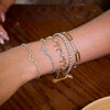 Wholesale Stainless Steel Geometric Pattern Electroplated Light Luxury High End Women's Bracelet