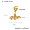Wholesale Stainless Steel Geometric Pattern Electroplated Women's Pendant Bracelet