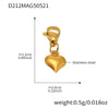 Wholesale Stainless Steel Geometric Pattern Electroplated Women's Pendant Bracelet