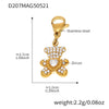 Wholesale Stainless Steel Geometric Pattern Electroplated Women's Pendant Bracelet