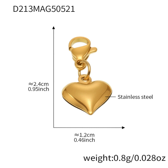 Wholesale Stainless Steel Geometric Pattern Electroplated Women's Pendant Bracelet