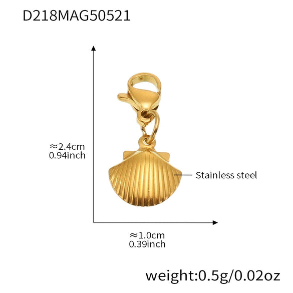 Wholesale Stainless Steel Geometric Pattern Electroplated Women's Pendant Bracelet
