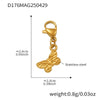 Wholesale Stainless Steel Geometric Pattern Electroplated Women's Pendant Bracelet