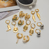 Wholesale Stainless Steel Geometric Pearl Earrings For Women With Electroplating Light Luxury High End Jewelry Popular In Summer