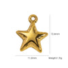 Wholesale Stainless Steel Geometric Pendant Jewelry Accessories With Electroplating For Necklace And Earrings