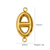 Wholesale Stainless Steel Geometric Pendant Jewelry Accessories With Electroplating For Necklace And Earrings