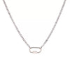 Wholesale Stainless Steel Geometric Pendant Necklace With Adjustable Chain Furnace Vacuum Electroplated 18K Gold Color Retention Unisex