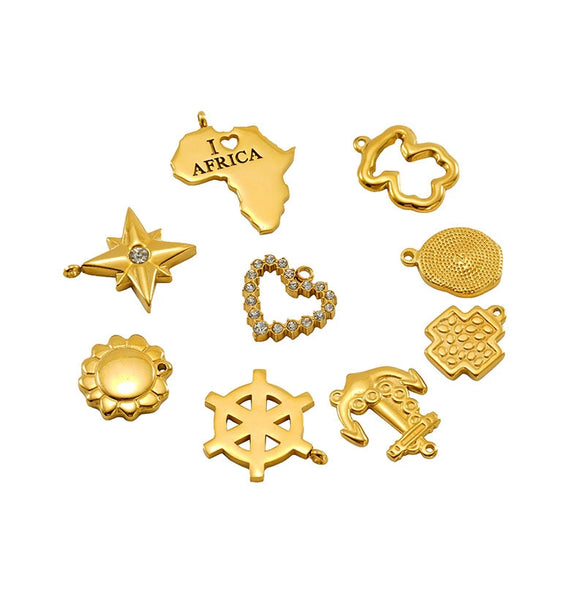 Wholesale Stainless Steel Geometric Pendant With Electroplating Process Unisex Style