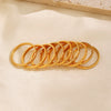 Wholesale Stainless Steel Geometric Plain Ring With Hip Hop Style And Electroplating Treatment
