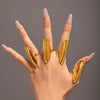 Wholesale Stainless Steel Geometric Popular Style Fine Polished Opening Ring Ornaments For Women