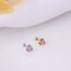 Wholesale Stainless Steel Geometric Printed Piercing Earrings For Women