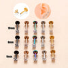 Wholesale Stainless Steel Geometric Puncture Jewelry Electroplated Internal Thread Flat Bottom Rod Lip Nail Ear Bone Nail