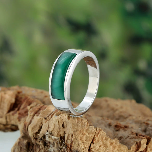 Wholesale Stainless Steel Geometric Punk Long Ring For Men And Unisex