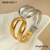 Wholesale Stainless Steel Geometric Punk Style Women's Electroplated Bracelet