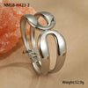 Wholesale Stainless Steel Geometric Punk Style Women's Electroplated Bracelet