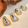 Wholesale Stainless Steel Geometric Retro Earrings For Women