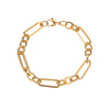 Wholesale Stainless Steel Geometric Retro Hip Hop Style Unisex Figaro Blade Chain Bracelet Jewelry With Electroplating