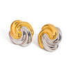 Wholesale Stainless Steel Geometric Retro Spiral Rotating Women's Earrings Nonfading Gold And Silver Color Matching Jewelry