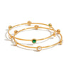Wholesale Stainless Steel Geometric Retro Style Bracelet With Electroplating Design For Women