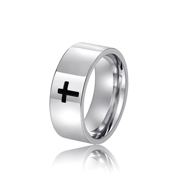 Wholesale Stainless Steel Geometric Ring Electroplated Unisex Fashionable Normcore Jewelry