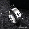 Wholesale Stainless Steel Geometric Ring Electroplated Unisex Fashionable Normcore Jewelry
