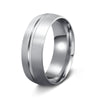 Wholesale Stainless Steel Geometric Ring Electroplated Unisex Jewelry