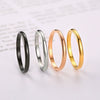 Wholesale Stainless Steel Geometric Ring For Men And Women With Electroplating Treatment