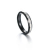 Wholesale Stainless Steel Geometric Ring Jewelry Twocolor Plated Electroplating