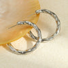 Wholesale Stainless Steel Geometric Ring Shaped Round Bead Electroplated Women's Fashion Earrings